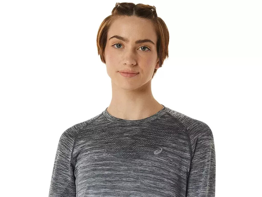 nahtloses langarm-top fÜr damen
