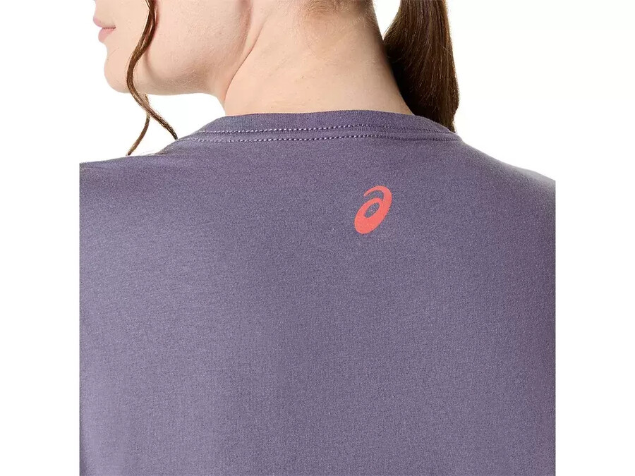 asics stripes v-neck fÜr damen