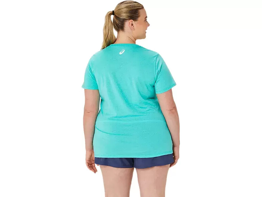 asics stripes v-neck fÜr damen