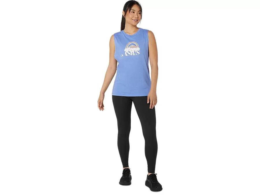 asics your adventure muscle tee fÜr damen