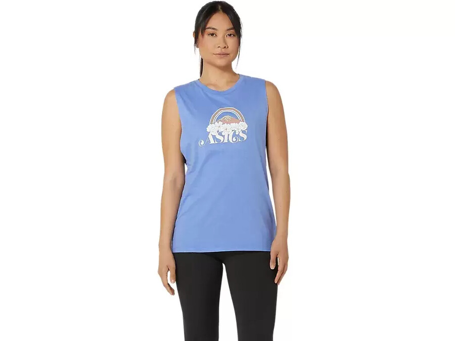 asics your adventure muscle tee fÜr damen