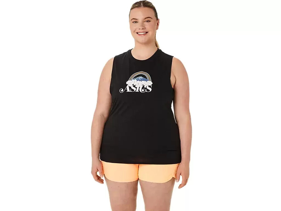 asics your adventure muscle tee fÜr damen