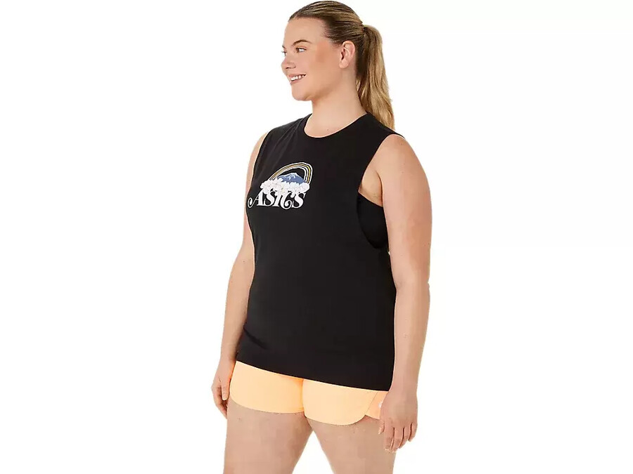 asics your adventure muscle tee fÜr damen