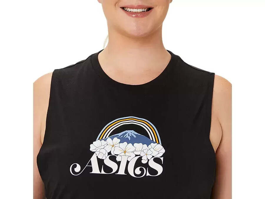 asics your adventure muscle tee fÜr damen