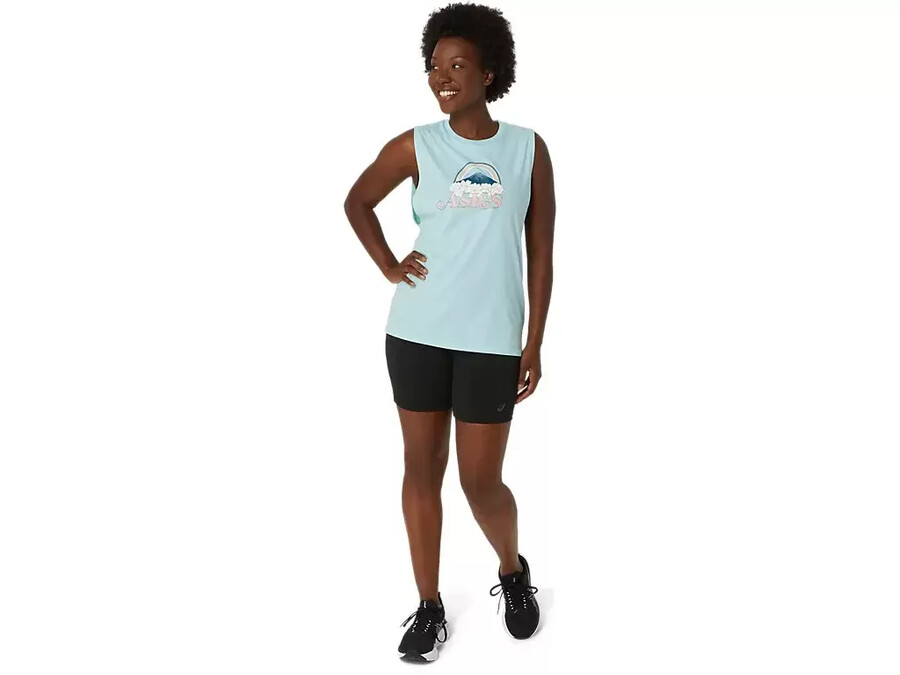 asics your adventure muscle tee fÜr damen