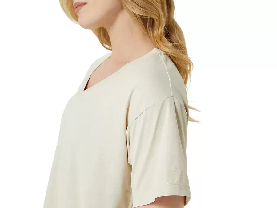 nagino flex heather kurzarm-oberteil
