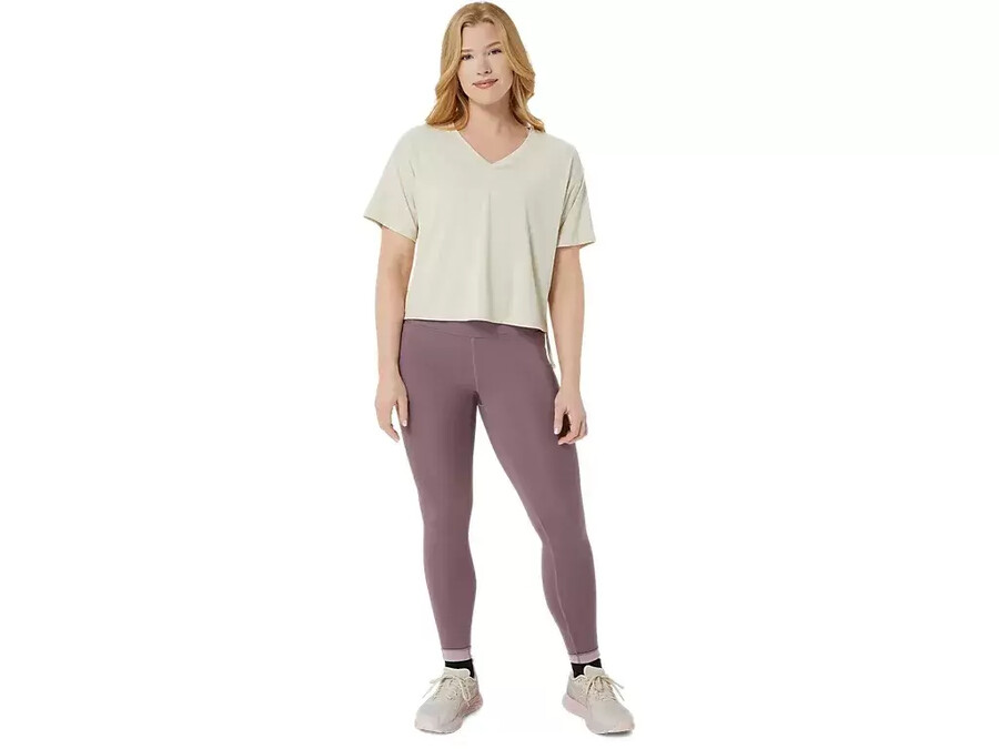 nagino flex heather kurzarm-oberteil
