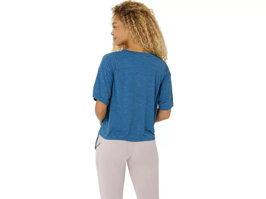 nagino flex heather kurzarm-oberteil