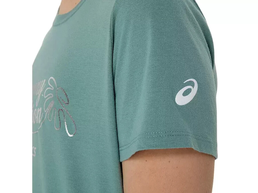 asics foil kurzarm-t-shirt fÜr damen
