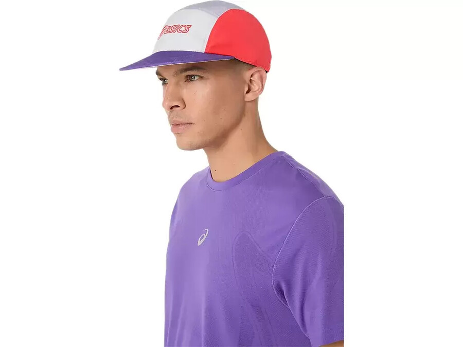 asics 5 panel cap