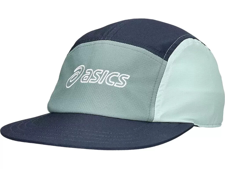 asics 5 panel cap