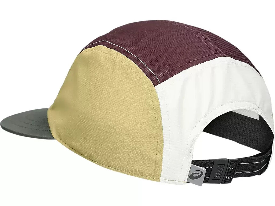 asics 5 panel cap