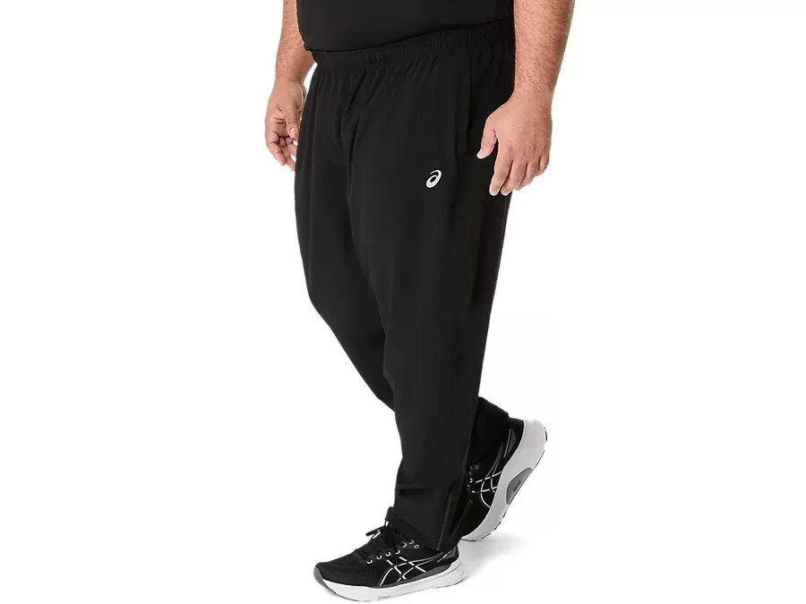 asics silberne gewebte hose