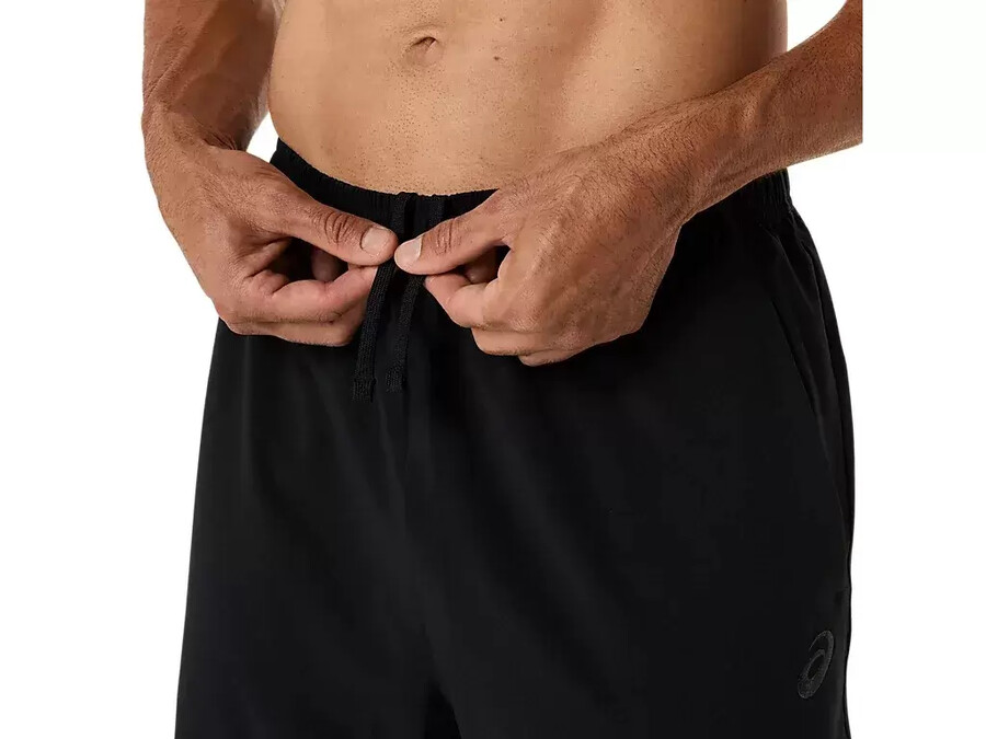 asics gewebte hose mit spirale-stickerei
