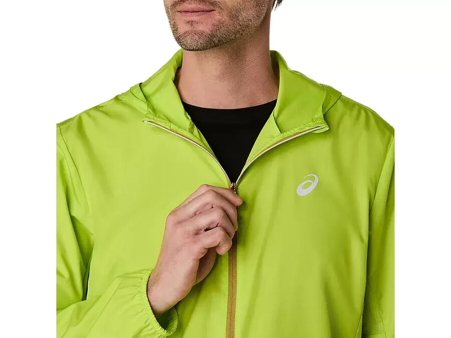 asics silberne jacke