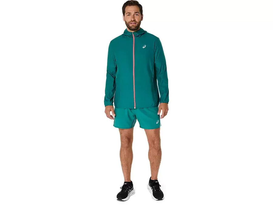 asics silberne jacke