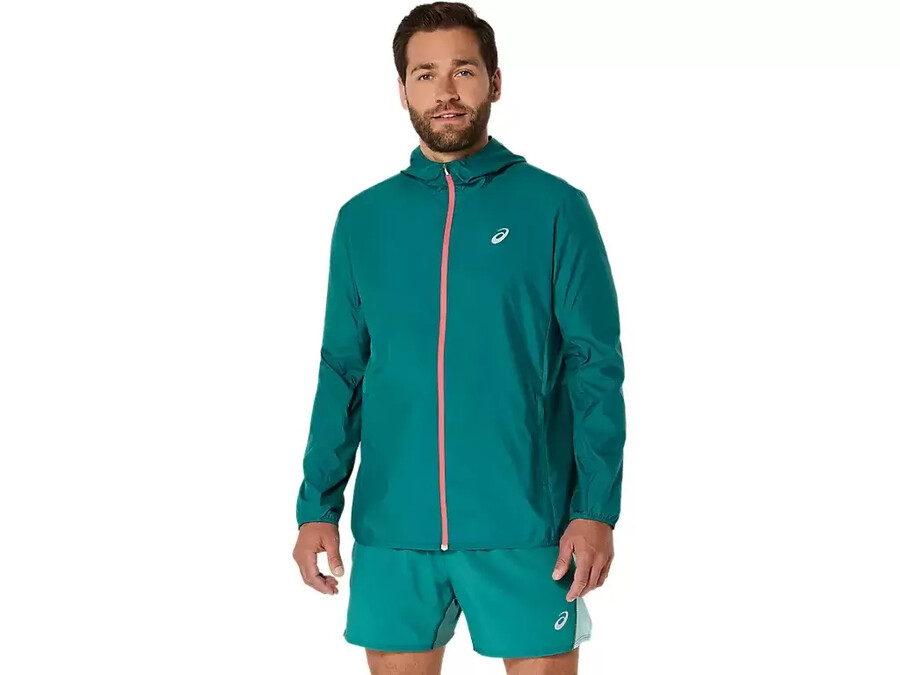 asics silberne jacke