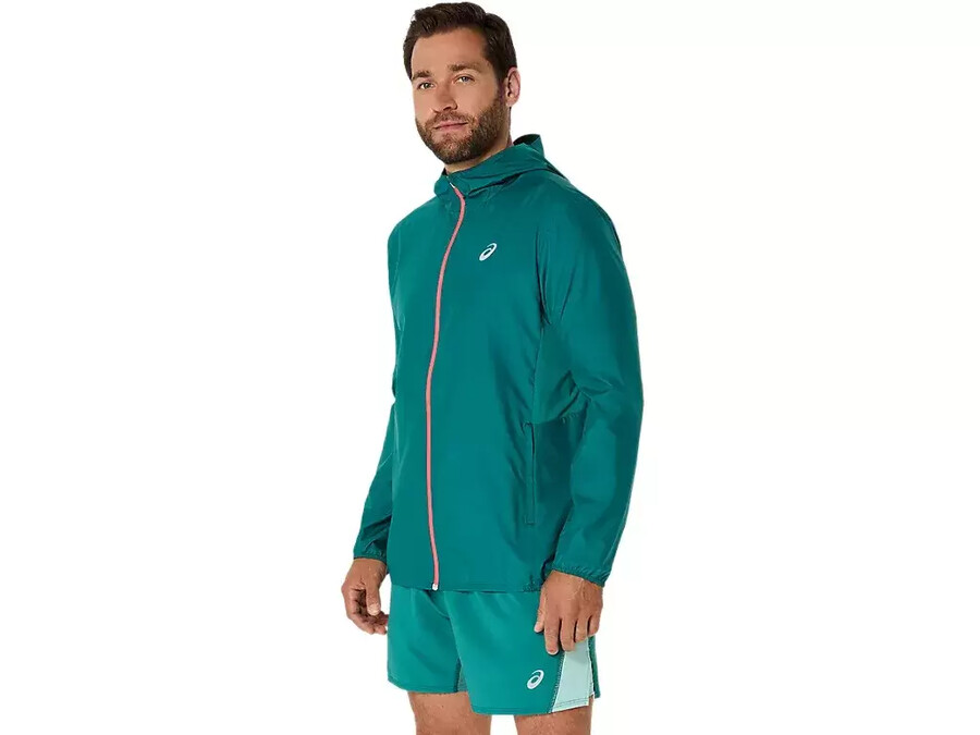 asics silberne jacke