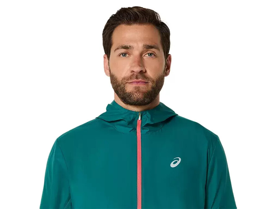 asics silberne jacke