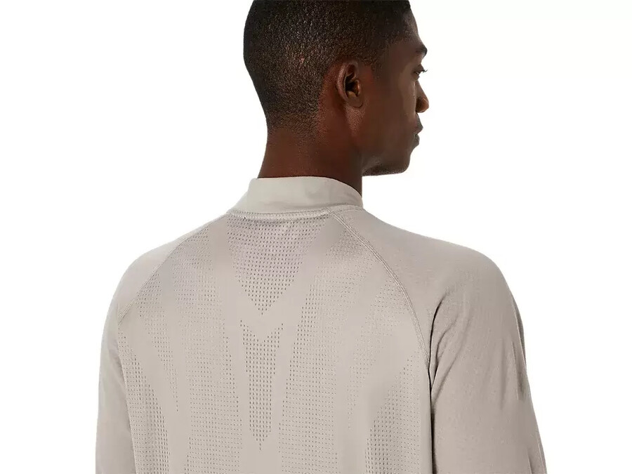 actibreeze jacquard grid durchgehender reissverschlussjacke