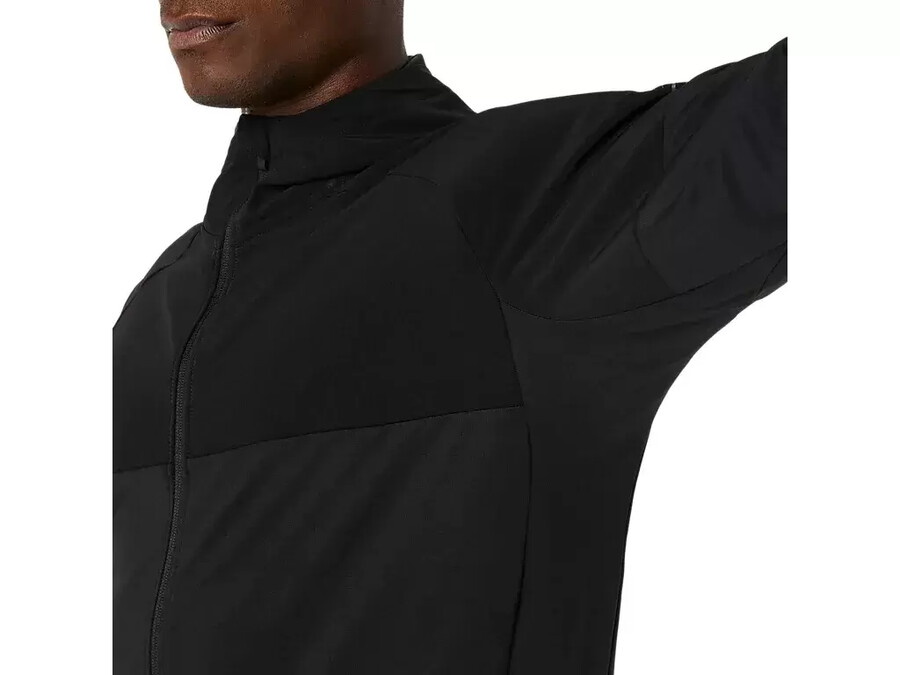 hoodie aus strickjersey mit durchgehender reissverschluss