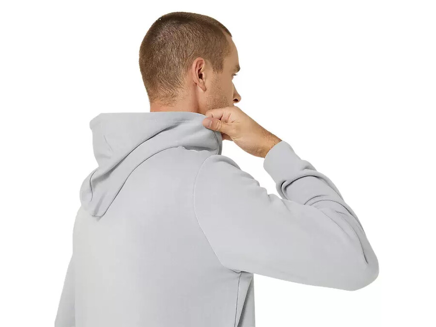 sweat-kapuzenpullover mit durchgehendem reissverschluss