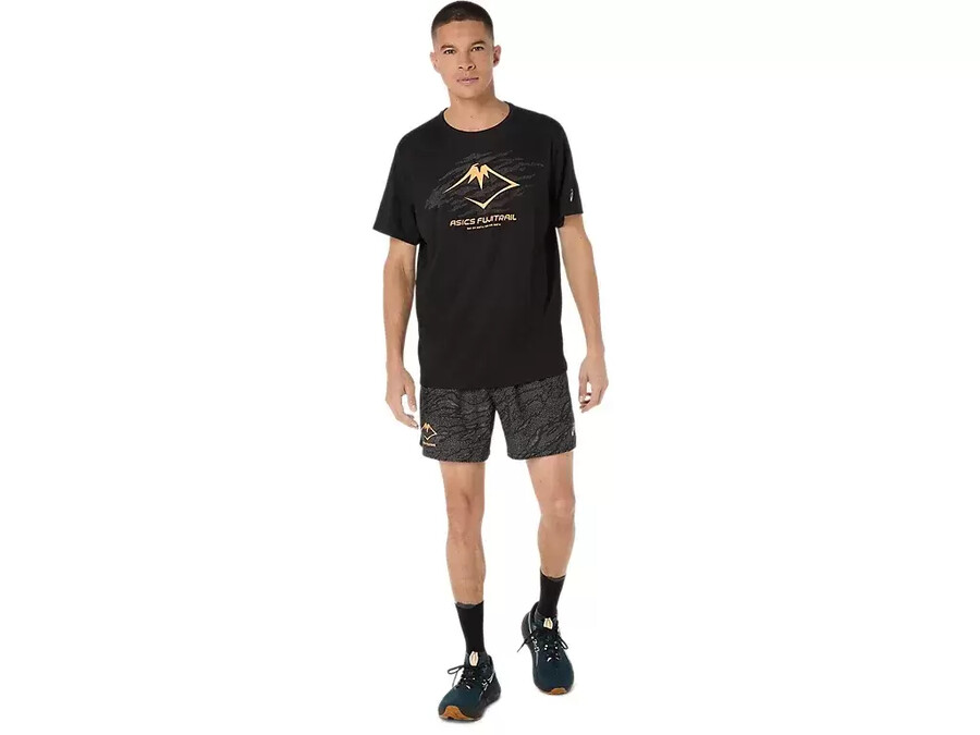fujitrail allover print 5in short
