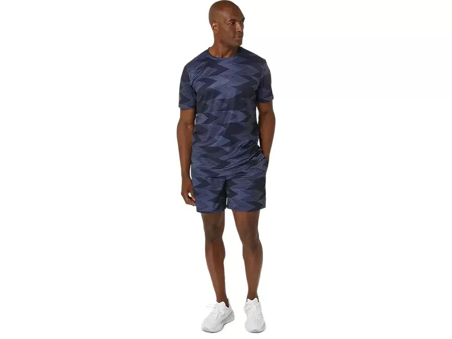 saisonale 7-zoll-shorts mit allover-print