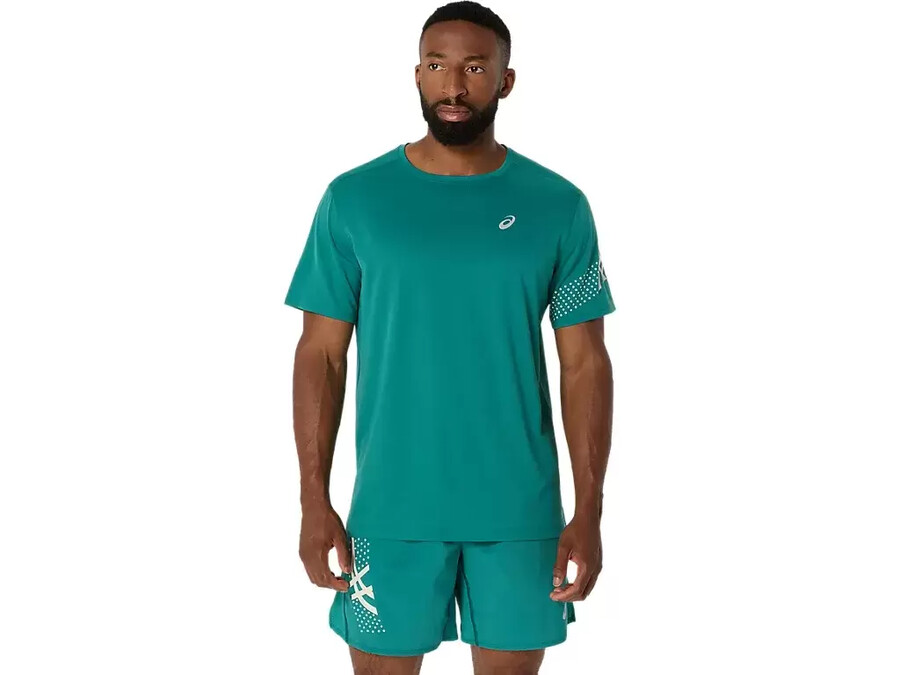 asics icon kurzarm-oberteil