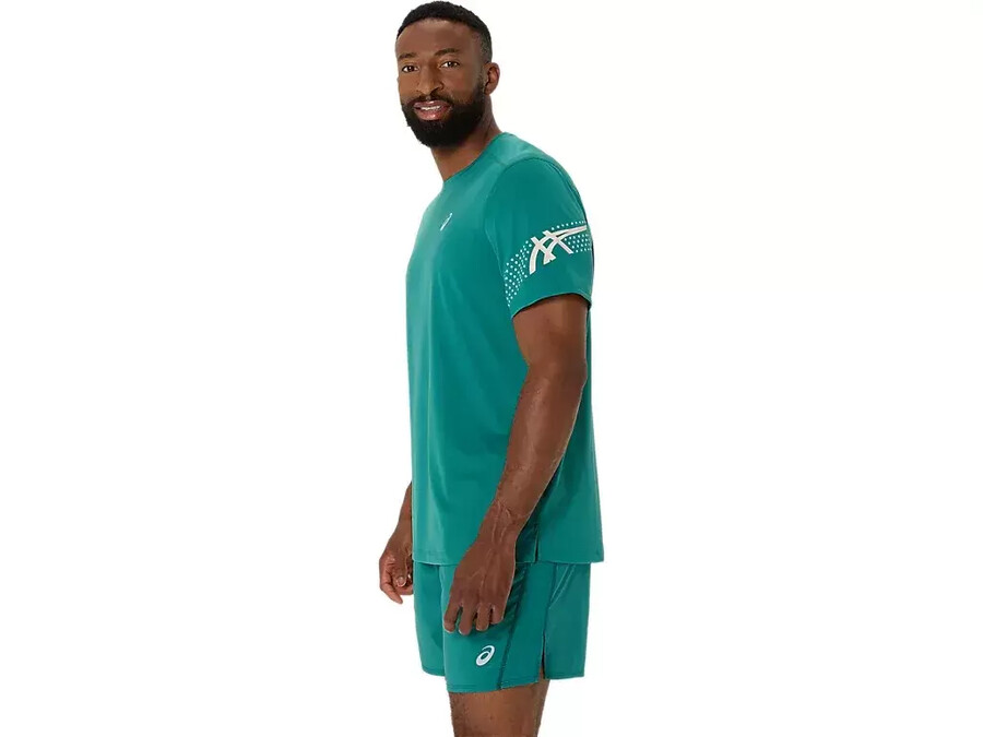 asics icon kurzarm-oberteil