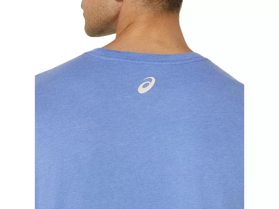 asics gestreiftes kurzarm-t-shirt