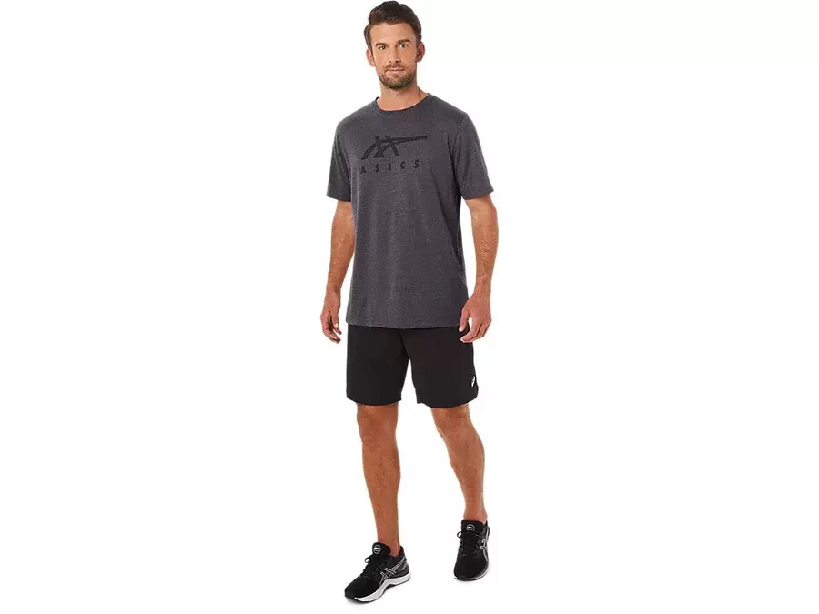asics gestreiftes kurzarm-t-shirt