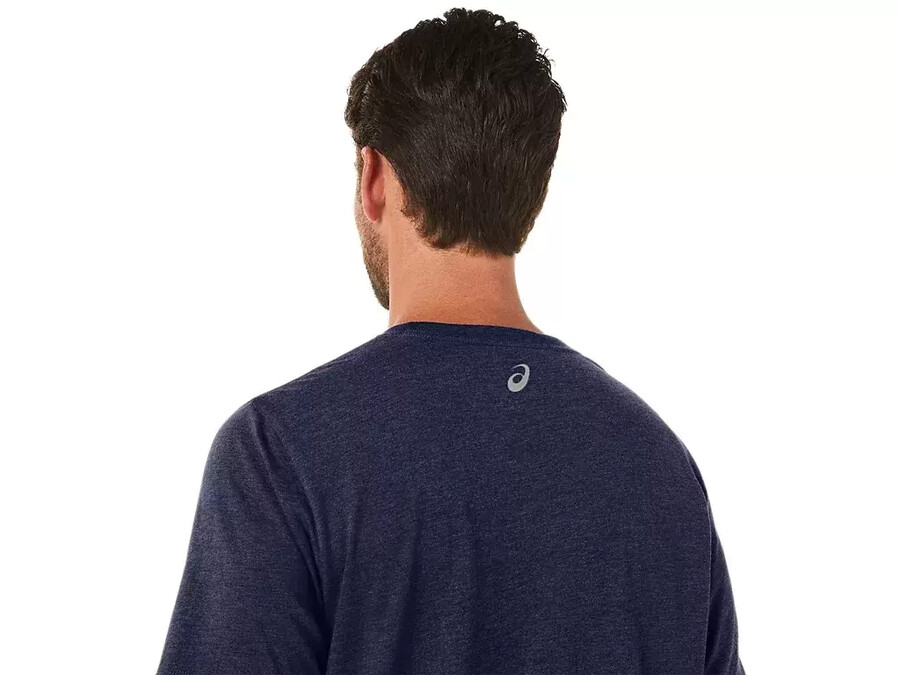 asics gestreiftes kurzarm-t-shirt