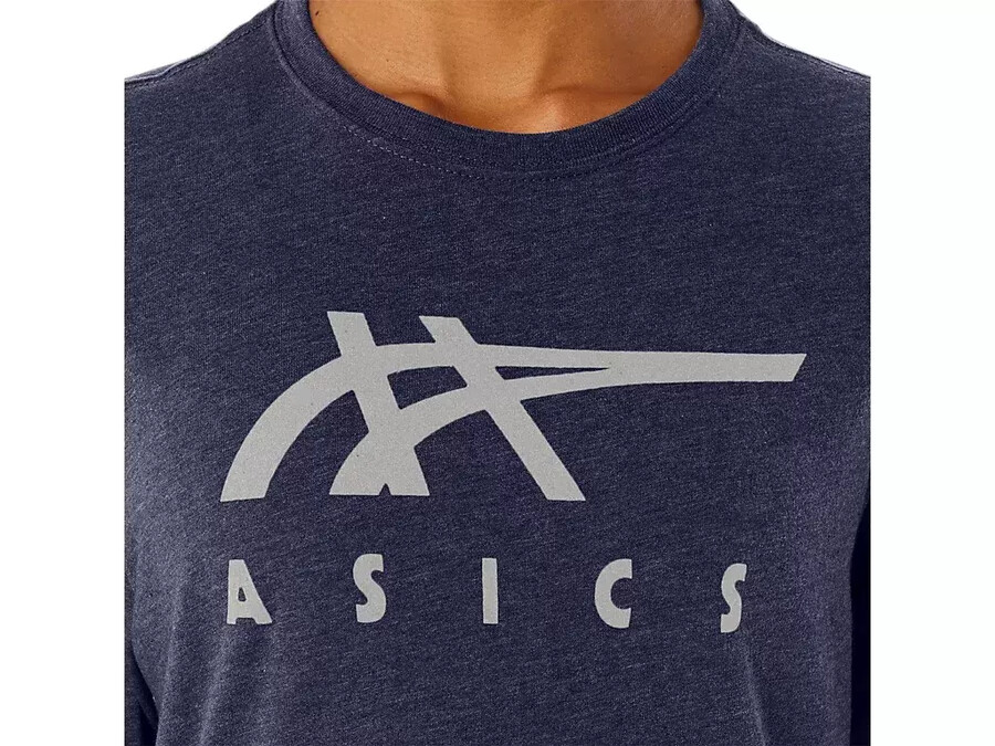asics gestreiftes kurzarm-t-shirt