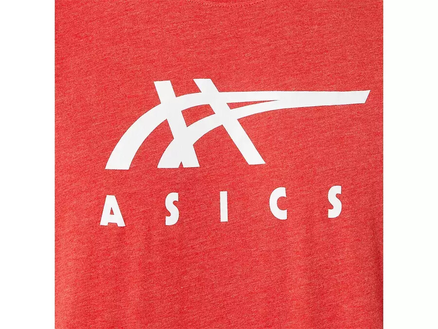 asics gestreiftes kurzarm-t-shirt