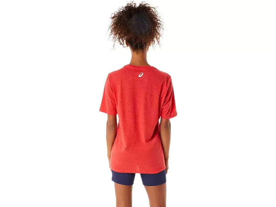 asics gestreiftes kurzarm-t-shirt