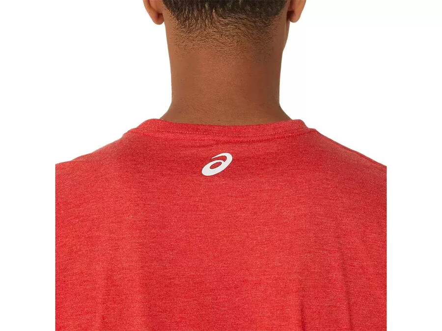 asics hibiscus slogan t-shirt