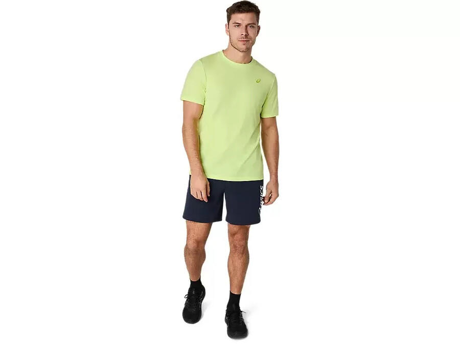 asics t-shirt mit spirale-stickerei