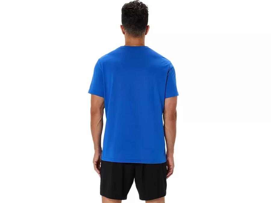 asics t-shirt mit spirale-stickerei