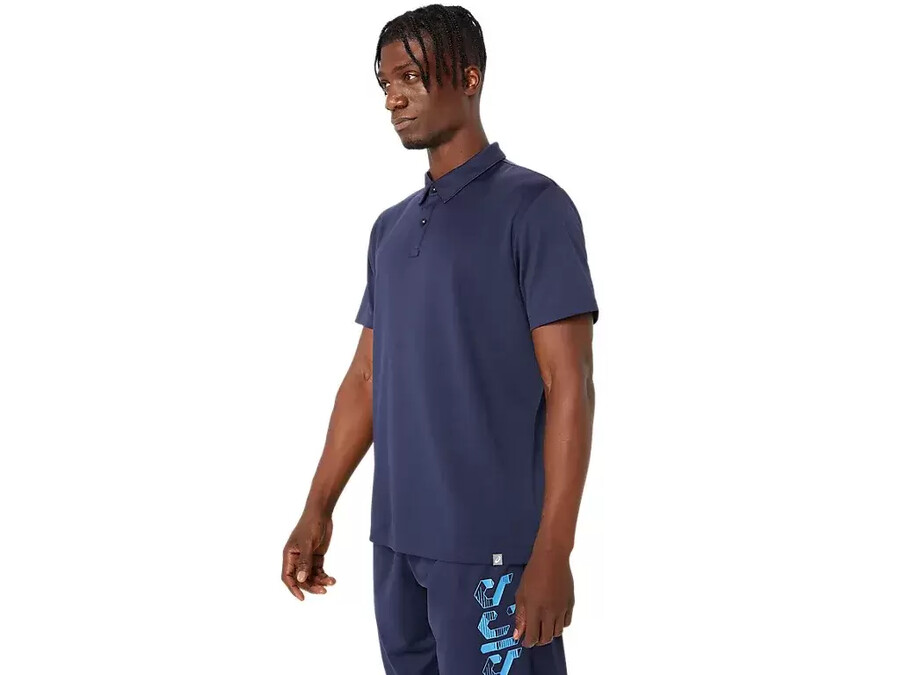 asics hex graphic dry poloshirts