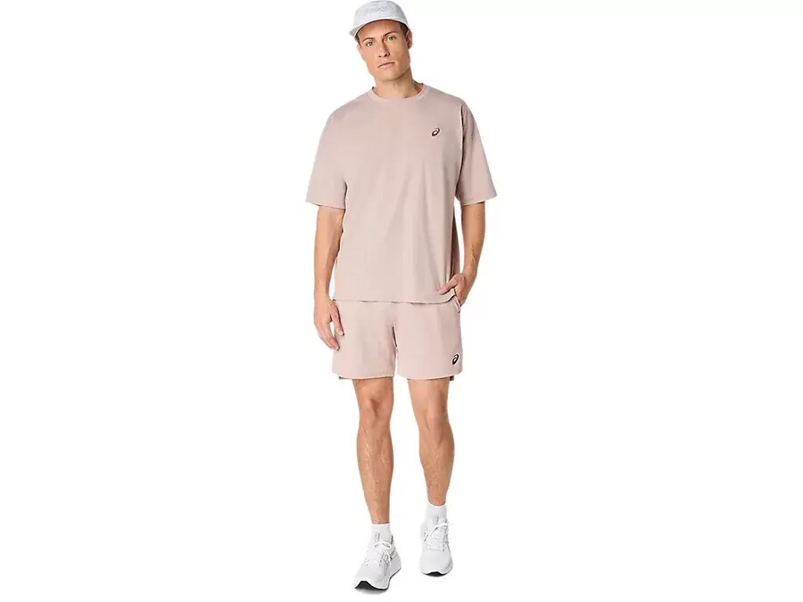 asics t-shirt mit stickerei „spiral relax