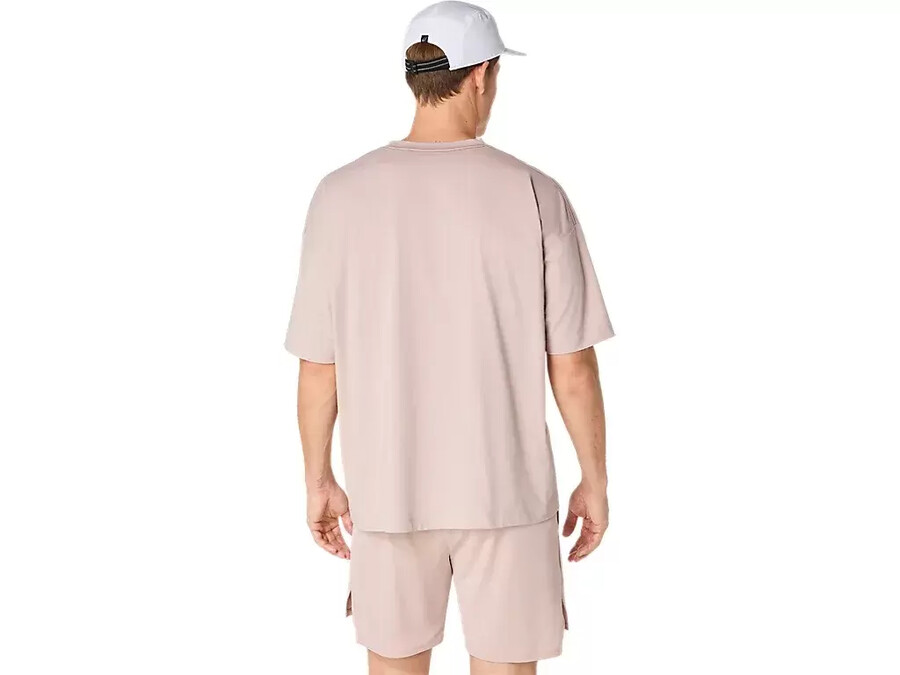 asics t-shirt mit stickerei „spiral relax