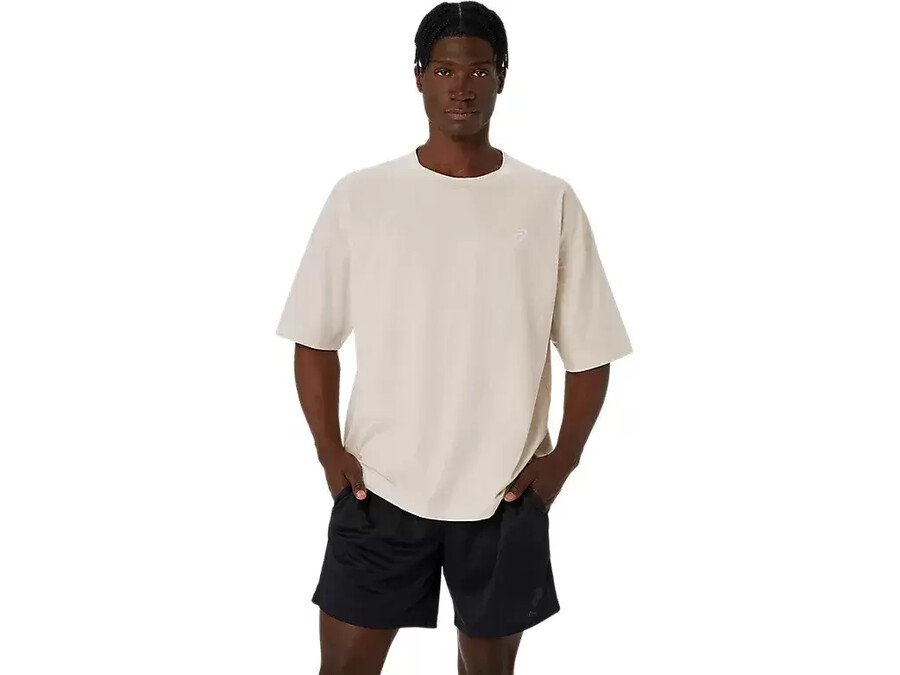 asics t-shirt mit stickerei „spiral relax