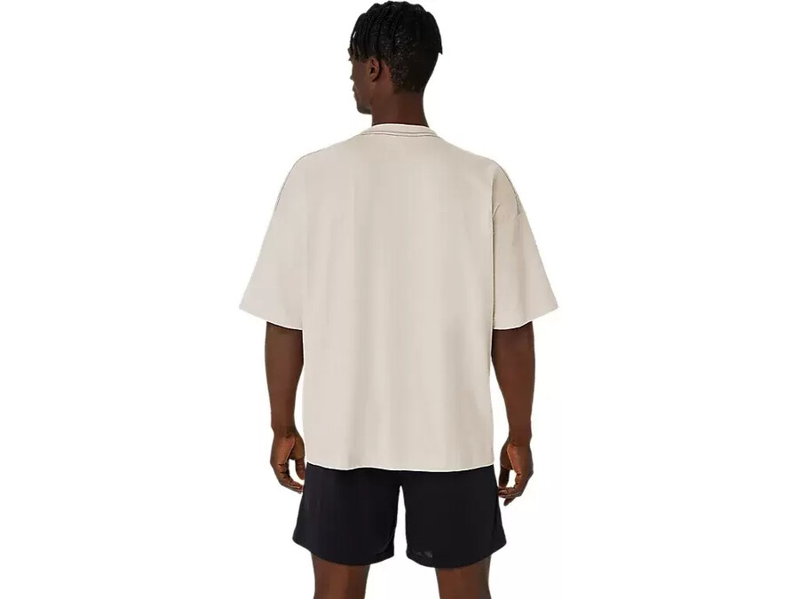 asics t-shirt mit stickerei „spiral relax