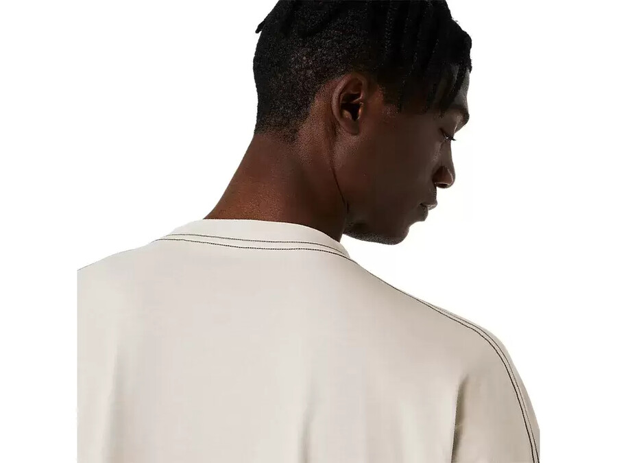 asics t-shirt mit stickerei „spiral relax