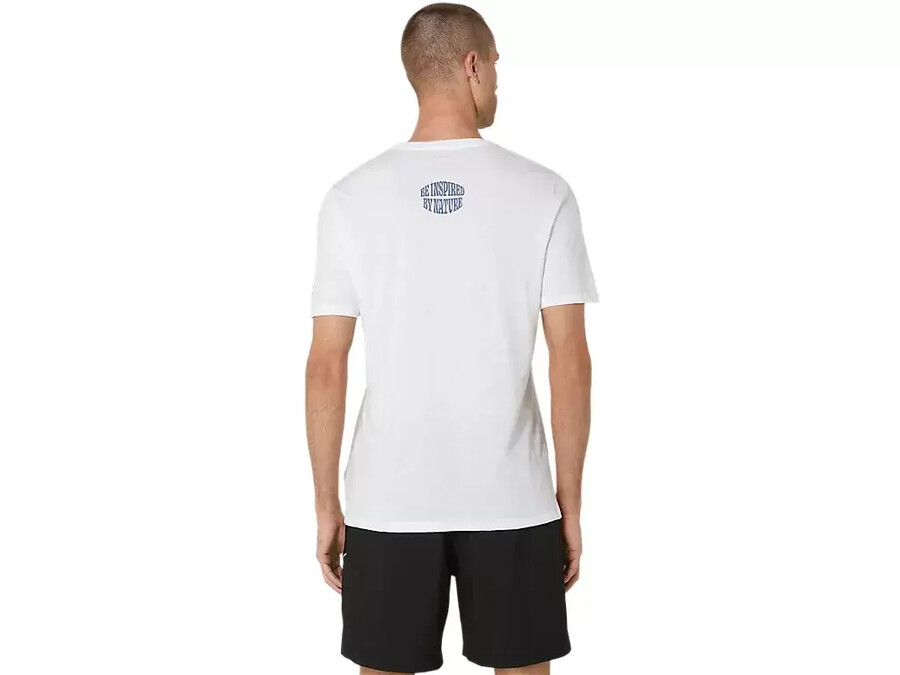 unisex asics celebrate our home kurzarm-t-shirt