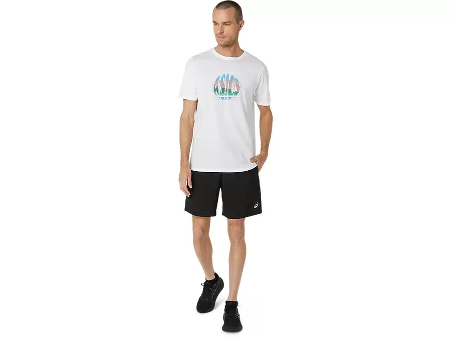unisex asics celebrate our home kurzarm-t-shirt