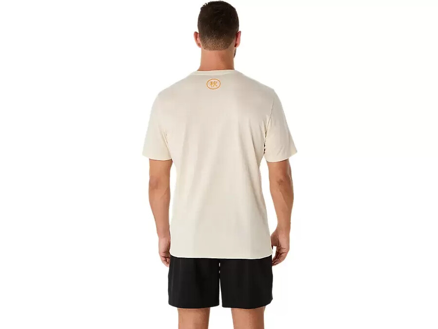 unisex kurzarm t-shirt mit farbverlauf und spirale