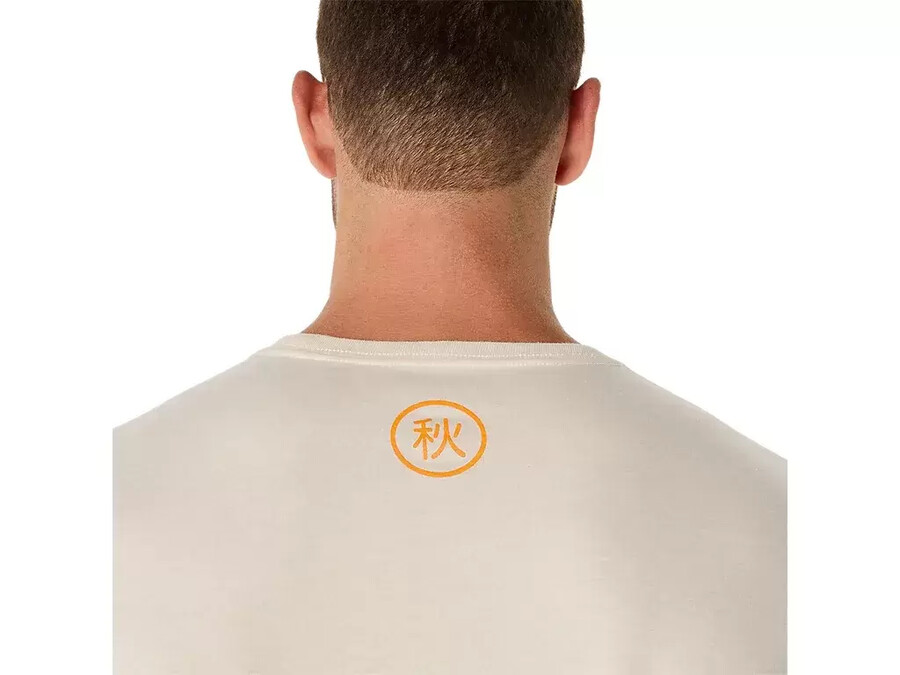 unisex kurzarm t-shirt mit farbverlauf und spirale