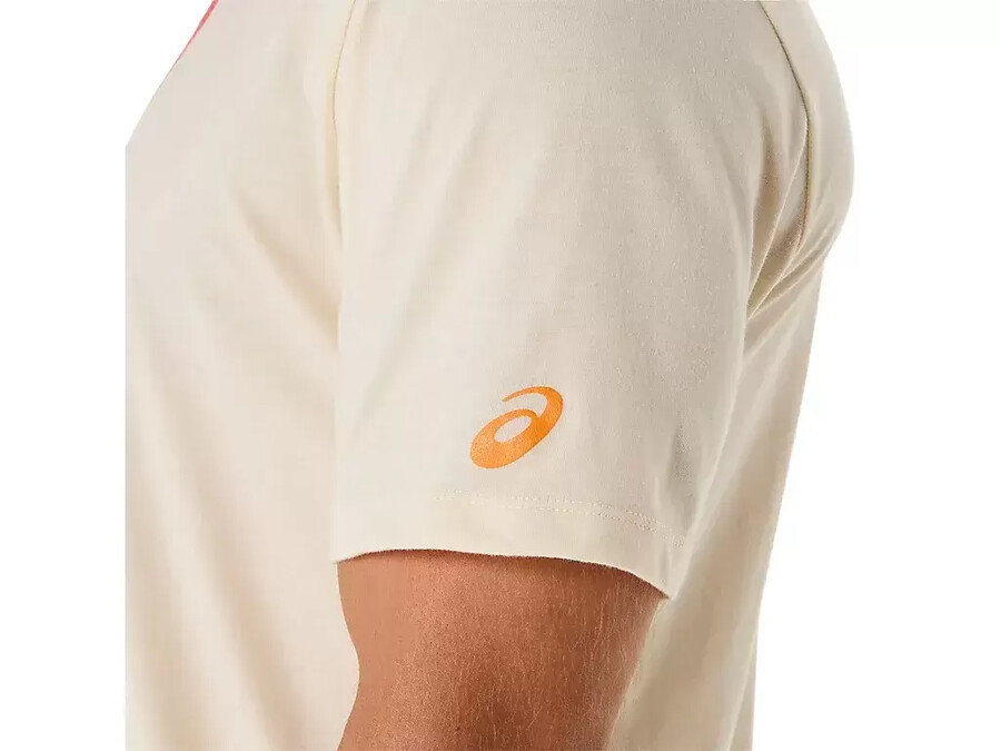 unisex kurzarm t-shirt mit farbverlauf und spirale